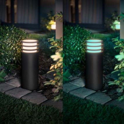 Philips - LED RGB dimmbare Außenleuchte Hue LUCCA 1xE27/8,1W/230V 40 cm 1000-20000K IP44
