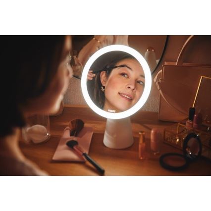 Philips - Dimmbarer Kosmetikspiegel mit LED-Hintergrundbeleuchtung MIRROR LED/4,5W/5V