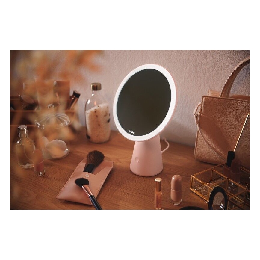 Philips - Dimmbarer Kosmetikspiegel mit LED-Hintergrundbeleuchtung MIRROR LED/4,5W/5V