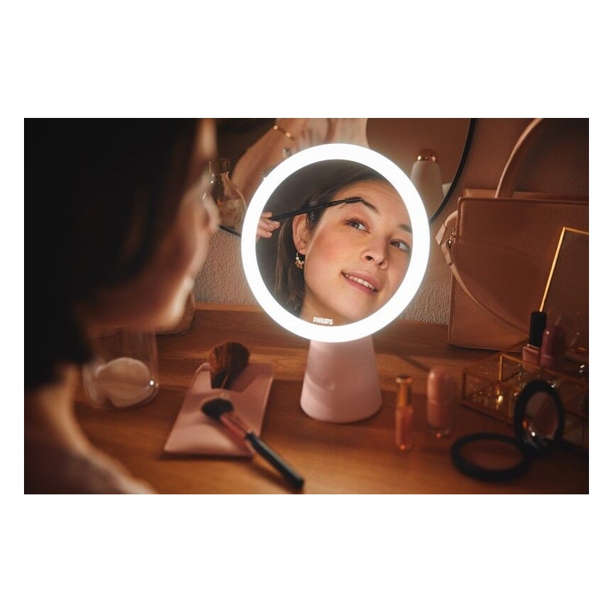 Philips - Dimmbarer Kosmetikspiegel mit LED-Hintergrundbeleuchtung MIRROR LED/4,5W/5V