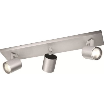 Philips - Dimmbarer LED RGBW Strahler 3xGU10/6W/230V matt chrom + Fernbedienung