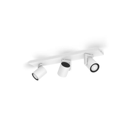 Philips - Dimmbarer LED-RGBW-Strahler Hue ARGENTA 3xGU10/4,2W/230V 2000-6500K