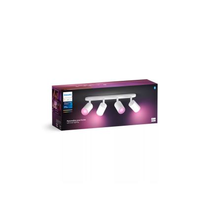 Philips - Dimmbarer LED-RGBW-Strahler Hue FUGATO 4xGU10/4,2W/230V 2000-6500K weiß