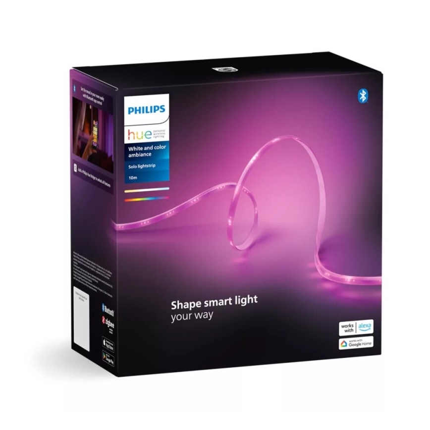 Philips - Dimmbarer LED-RGBW-Streifen Hue WHITE AND COLOR AMBIANCE 10m LED/20W/230V 2000-6500K