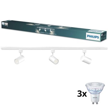 Philips - Dimmbarer LED-Spot für das EASYLINK-Schienensystem 3x GU10/7W/230V 2200-2700K 1 m Weiß