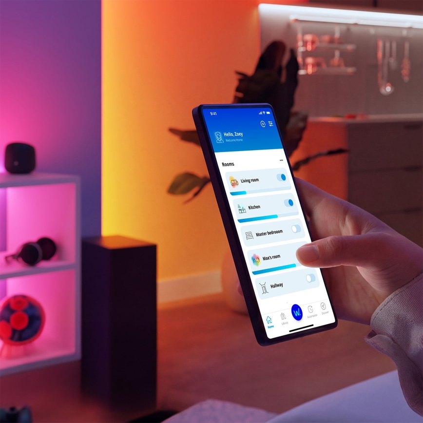 Philips - LED RGBIC Dimmbarer LED-Streifen SMART NEON FLEX 10m LED/45W/230V 2700-6500K Wi-Fi