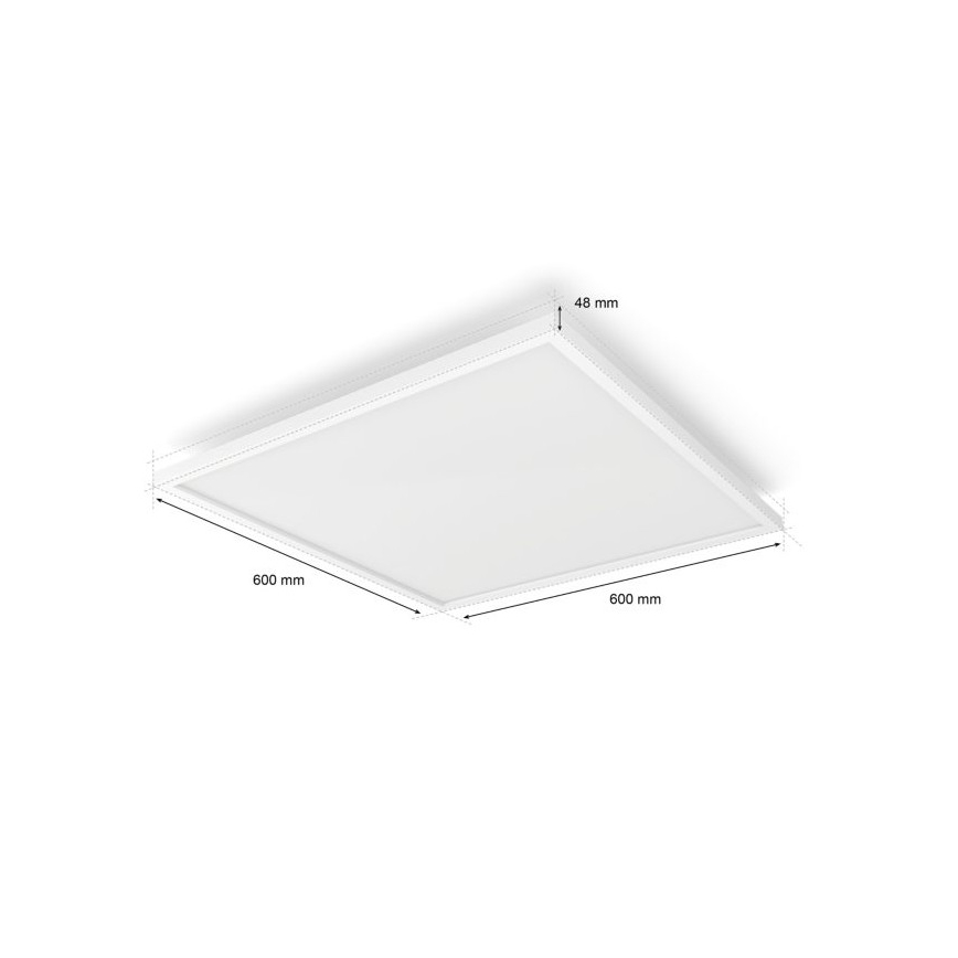Philips - Dimmbares LED-RGB-Panel Hue White And Color Ambiance LED/60W/230V 2000-6500K