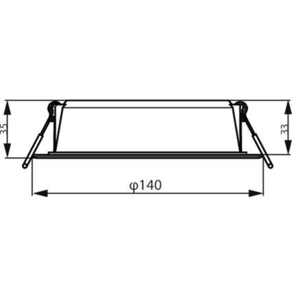 Philips - Einbauleuchte MESON LED/12,5W/230V 4000K