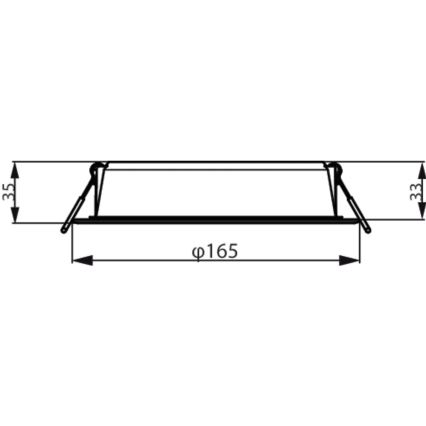 Philips - Einbauleuchte MESON LED/16,5W/230V 4000K