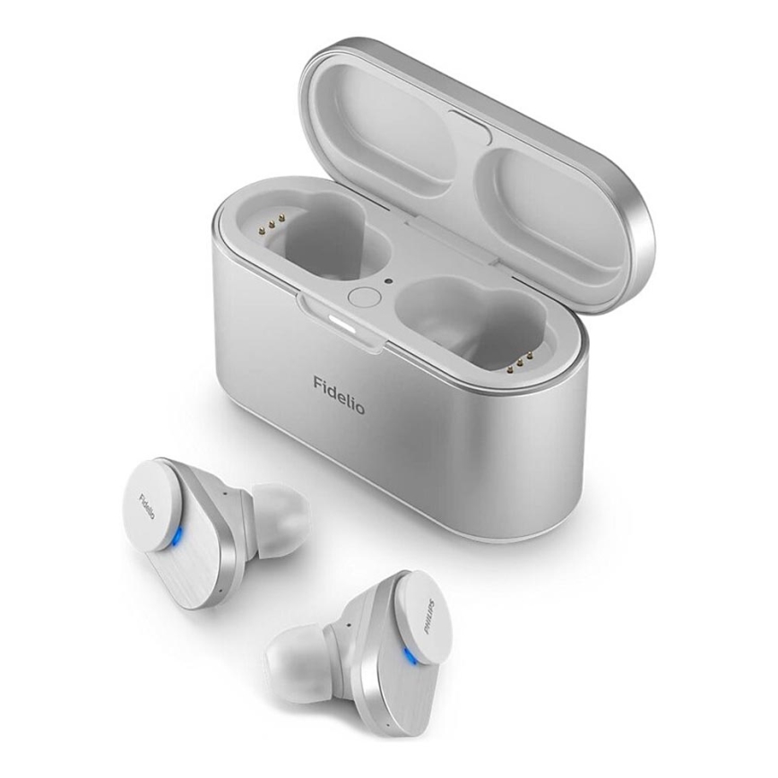Philips Fidelio T1WT/00 - Kabellose Kopfhörer IPX4 silbern