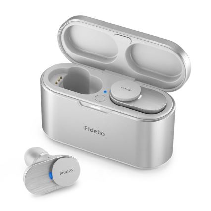 Philips Fidelio T1WT/00 - Kabellose Kopfhörer IPX4 silbern