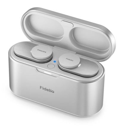 Philips Fidelio T1WT/00 - Kabellose Kopfhörer IPX4 silbern
