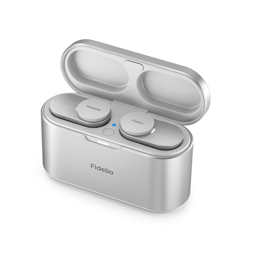 Philips Fidelio T1WT/00 - Kabellose Kopfhörer IPX4 silbern