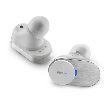 Philips Fidelio T1WT/00 - Kabellose Kopfhörer IPX4 silbern