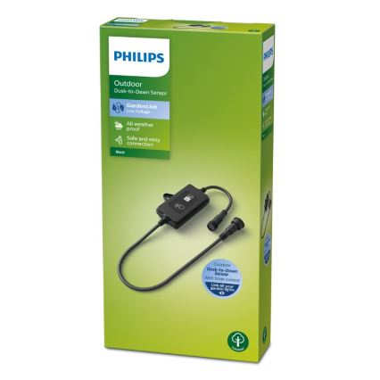 Philips - Außen-Dämmerungssensor mit Zeitschaltuhr IP44
