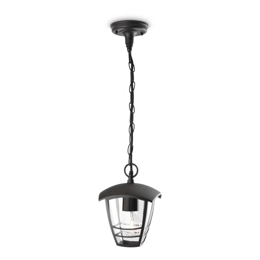 Philips - Hängender Kronleuchter 1xE27/60W/230V schwarz