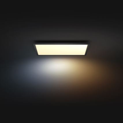 Philips - LED dimmbare Deckenleuchte Hue AURELLE LED/39W/230V 2200-6500K 60x60 cm schwarz
