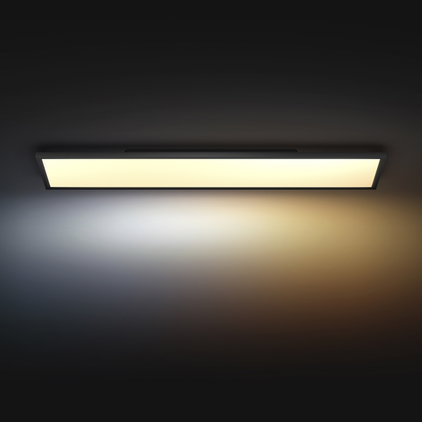 Philips - LED dimmbare Deckenleuchte Hue AURELLE LED/39W/230V 2200-6500K 120x30 cm schwarz