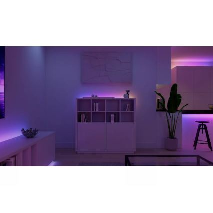 Philips - dimmbarer LED-RGBW-Streifen Hue ESSENTIAL White And Color Ambiance 5m LED/19W/230V 2200-6500K