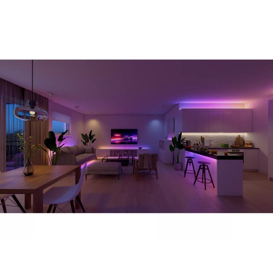 Philips - dimmbarer LED-RGBW-Streifen Hue ESSENTIAL White And Color Ambiance 5m LED/19W/230V 2200-6500K