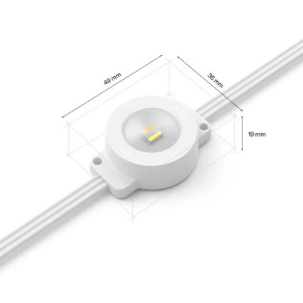 Philips - LED RGBW dimmbare Außen-Lichterkette Hue FESTAVIA 32xLED 18m 1000-20000K IP65