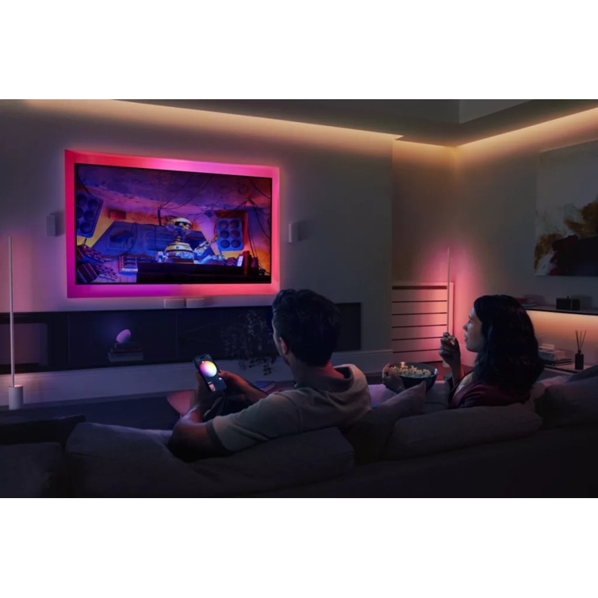 Philips - Hue FLUX dimmbarer LED-RGBW-Streifen 10m LED/20W/230V 2200-6500K