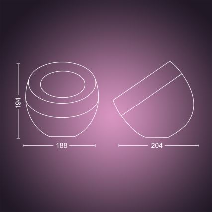 Philips - LED RGB dimmbare Tischlampe Hue IRIS LED/8,2W/230V 2000-6500K kupferfarben