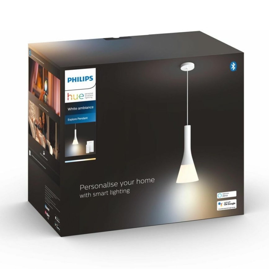 Philips - LED dimmbare Pendelleuchte an Kabel Hue EXPLORE 1xE27/6W/230V 2200-6500K + Fernbedienung