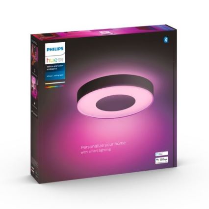 Philips - LED RGB dimmbare Deckenleuchte Hue INFUSE LED/52,5W/230V 2000-6500K Ø 425 mm schwarz