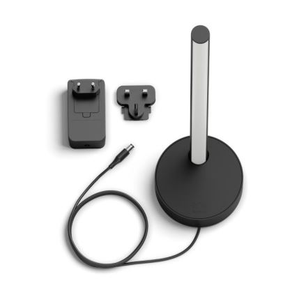 Philips - LED RGB dimmbare Tischlampe Hue SIGNE LED/12W/230V 2000-6500K schwarz