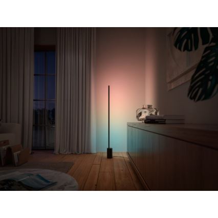 Philips - LED RGBW dimmbare Stehlampe Hue SIGNE LED/29W/230V 2000-6500K schwarz