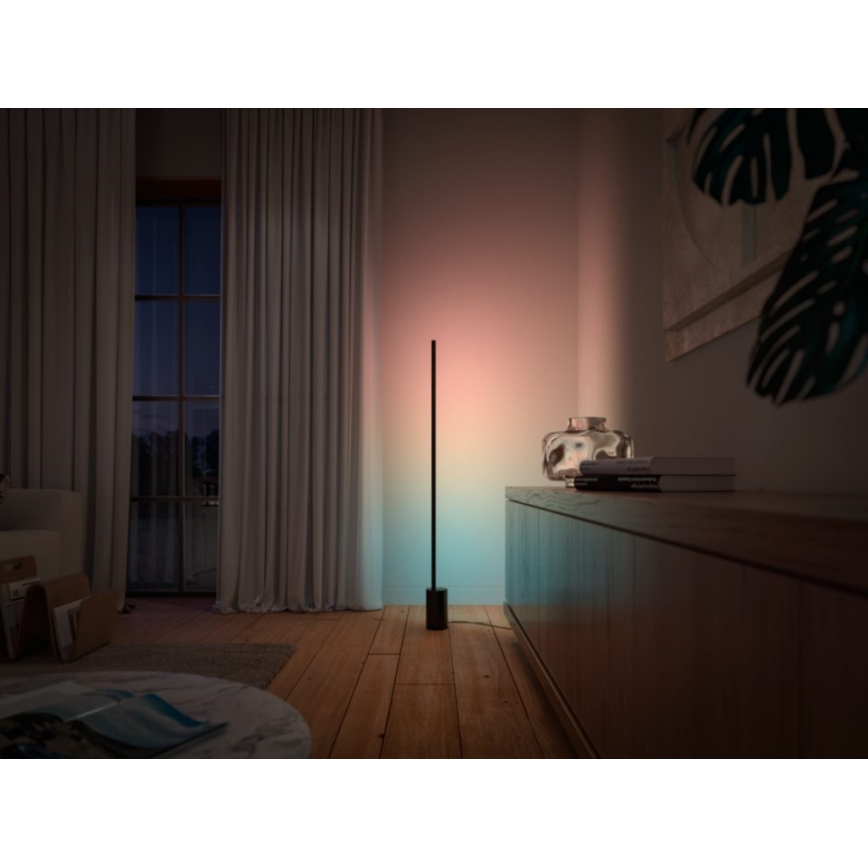Philips - LED RGBW dimmbare Stehlampe Hue SIGNE LED/29W/230V 2000-6500K schwarz
