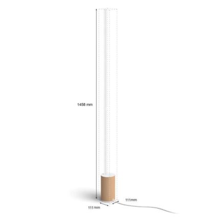 Philips - LED RGBW dimmbare Stehlampe Hue SIGNE LED/29W/230V 2000-6500K beige