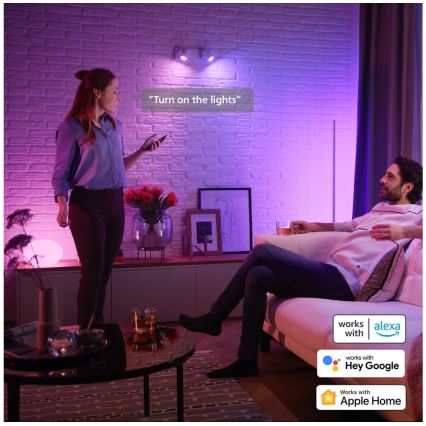 LED RGBW dimmbare Philips Hue White and Color Ambiance GU5,3/MR16/6,3W/12V 2000-6500K Lampe