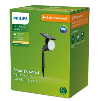 Philips - LED Solarstrahler JIVIX LED/1,4W/3,7V 1800 mAh IP44