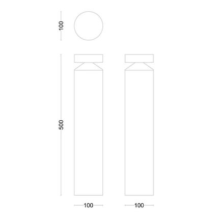 Philips - LED-Außenleuchte LAVEN LED/6W/230V 4000K IP44