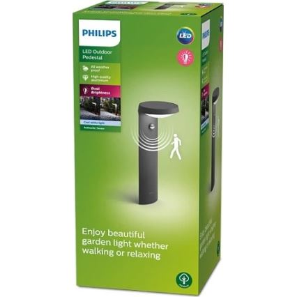 Philips – LED-Außenleuchte mit Sensor LED/9W/230V 4000K IP44