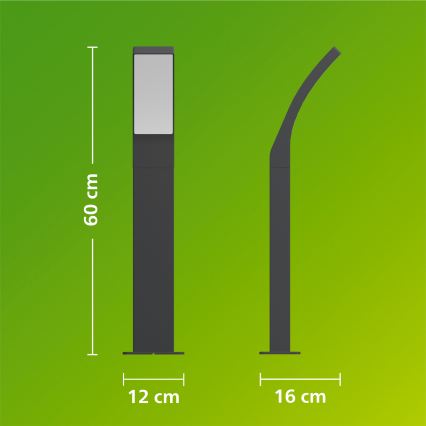 Philips - LED Außenleuchte SPLAY LED/4,3W/230V 2700K 60 cm IP44
