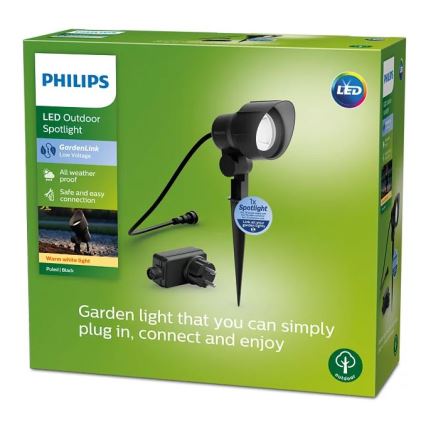 Philips – LED-Außenstrahler LED/24W/230V 2700K IP44