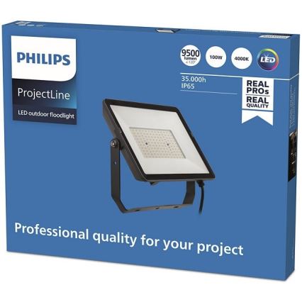 Philips – LED-Außenstrahler PROJECTLINE LED/100W/230V IP65 4000K