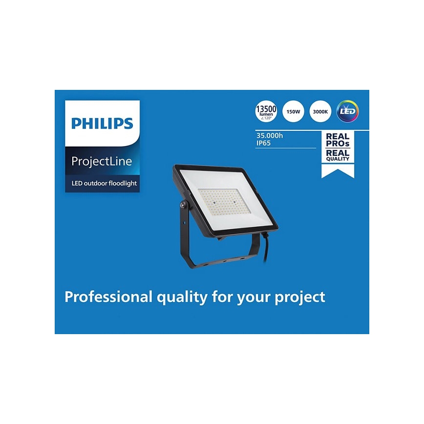Philips – LED-Außenstrahler PROJECTLINE LED/150W/230V IP65 3000K