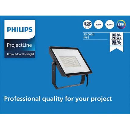 Philips – LED-Außenstrahler PROJECTLINE LED/200W/230V IP65 3000K