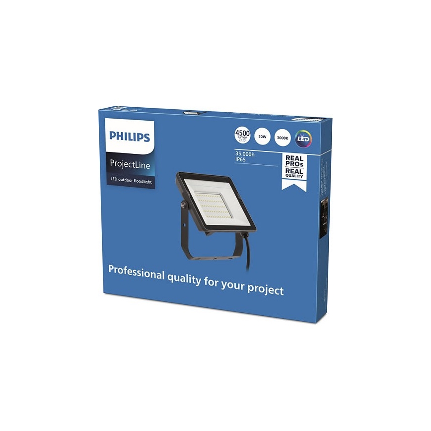 Philips – LED-Außenstrahler PROJECTLINE LED/50W/230V IP65 3000K