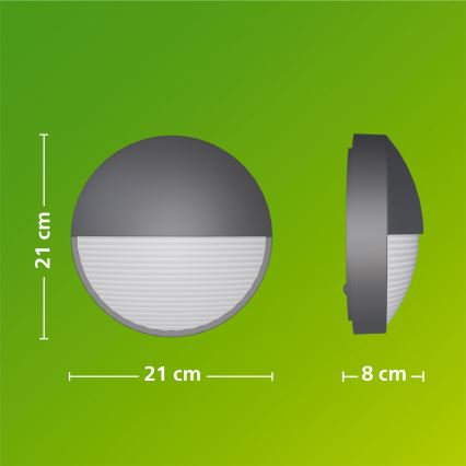 Philips - LED-Außenwandleuchte CAPRICORN LED/4,3W/230V IP44