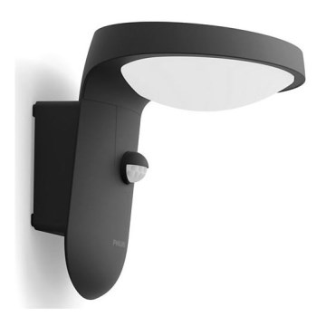 Philips - LED Außenwandleuchte mit Sensor LED/9W/230V 4000K IP44