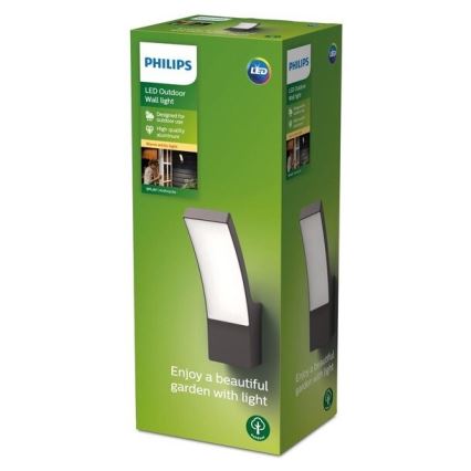 Philips - LED Auβen-Wandbeleuchtung LED/12W/230V 2700K IP44