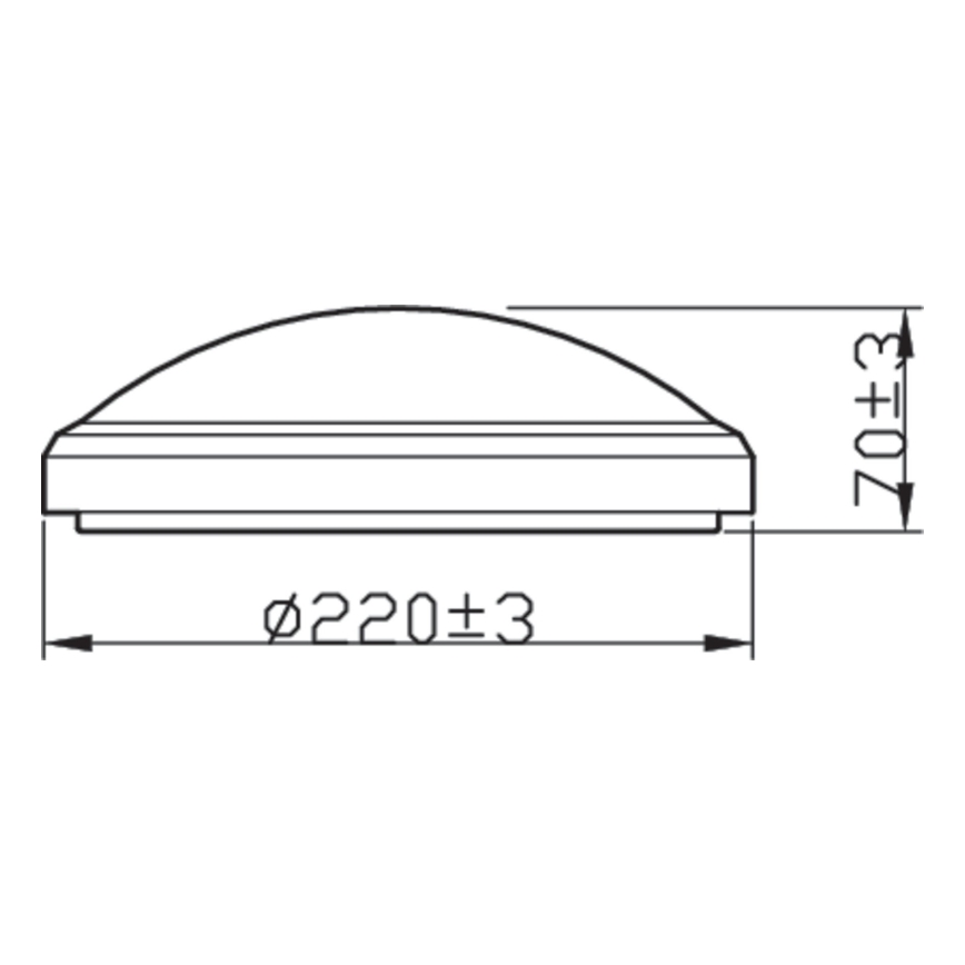 Philips - LED-Badezimmer-Deckenleuchte BALANCE LED/6W/230V IP44