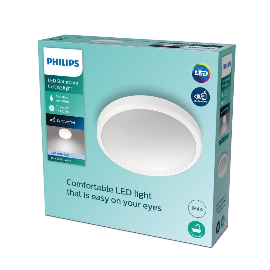 Philips - LED-Badezimmer-Deckenleuchte LED/17W/230V 4000K IP44