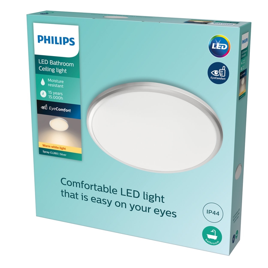 Philips - LED-Badezimmer-Deckenleuchte LED/17W/230V IP44