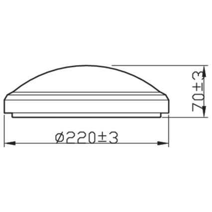 Philips - LED-Badezimmerdeckenleuchte DORIS LED/6W/230V IP44